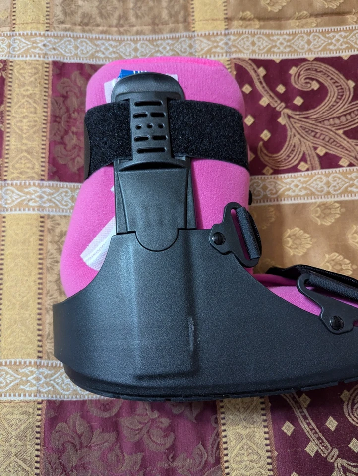 Advanced Ortho Medical Walking Boot  Large Pink Air Cast Ankle Foot Support - Image 4 of 4