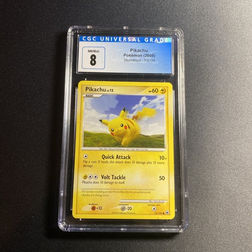 Pikachu graded CGC 8 for sale on eBay