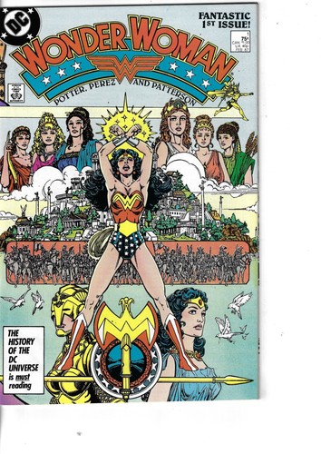Wonder Woman 1 (2nd Series) Paradise island VF 1987 Glossy Direct Edition