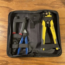 Wire Stripper Set Of 3: 8" Self-Adjusting Wire Stripper, Wire cutter, Crimped