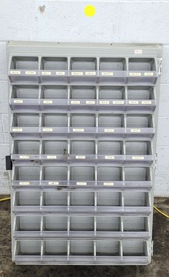 40 BIN SMALL PARTS ORGANIZER WITH SHELF STORAGE