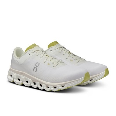 On Cloudflow 4 Men's White Running Sneakers Low Top Lace-Up New w/ Box