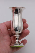 Sterling Silver Vase 4 1/4 inch tall by C & R Comyns London 1915 with knocks