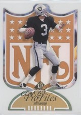 1997 SP Authentic Profiles Die-Cut Jeff George #P-7 9b4