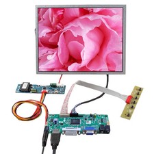 H/D DVI VGA AUDIO Board and 10.4" 1024x768 1300nit IPS LVDS Interface LCD Screen