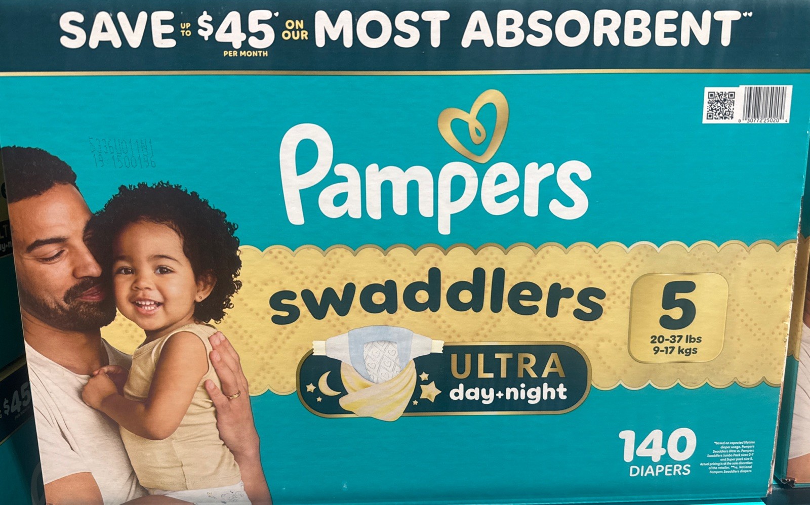 Pampers Swaddlers Diapers Size 5 140 Count