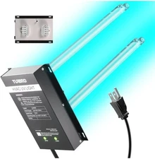 TURBRO AC 120V 72W HVAC UV Light Kit Air Purifier, Comes with Two 4-Pin 2G11 Bas
