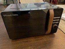 Russell Hobbs RHMD714B-MN Digital Microwave 17L 700W Scandi Black Wood Effect