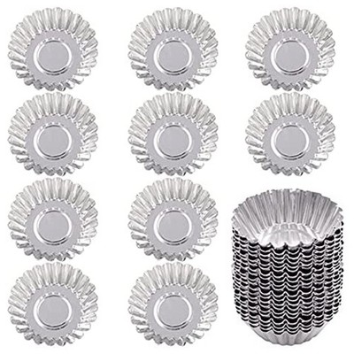 Törtchenformen 30 Stück Eier Tarteform für Pudding Muffins Kuchen J7G6