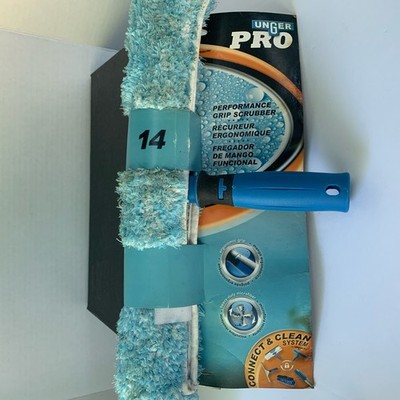 Unger Professional Performance Grip Window Cleaner Scrubber, 14'' READ 