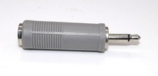 1/4" Mono Jack to 3.5mm 1/8" Mono Plug Connector