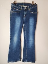 Y2K Levis 517 Girls Stretch Flare Jeans Size 10.5 Plus Denim Blue Mid 2003