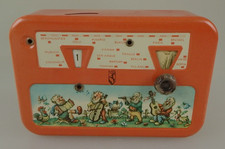 Michael Seidel: Spardose Radio tranzystorowe Blacha litograficzna około 1955 roku (108441)