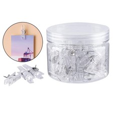 Push Pin Clips Pushpins Tacks Thumbtacks Natural Push Pin Clips for Home