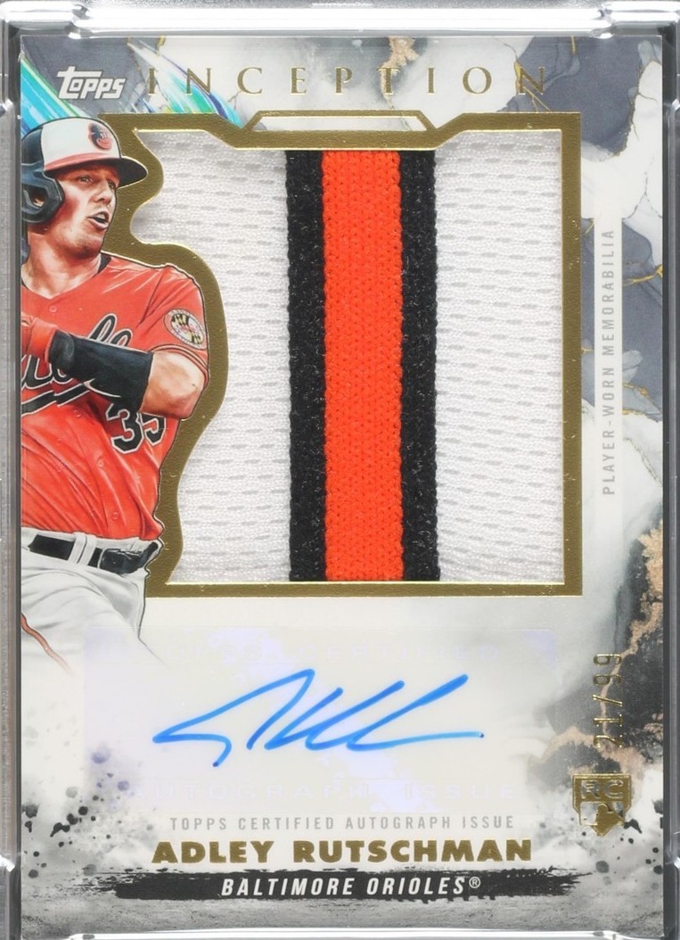 2023 Topps Inception - Inception Autograph Jumbo Patch Adley Rutschman ...