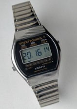 NOS Elektronika 5 30353 (206) Vintage Oryginalny radziecki zegarek cyfrowy lata 80.