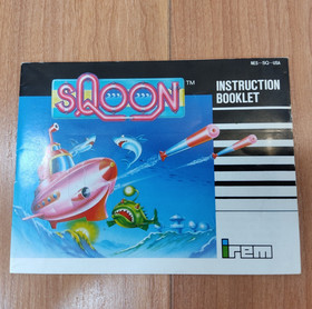 CIB Hangtab Sqoon VERY RARE lot Manual 5-screw Cart complete in box nintendo nes