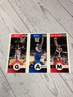Upper Deck Kendall Gill Nick Anderson Aaron McKie Card Strip M51 M58 M67