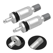 Resistant Aluminum Tire Valves for Tire Pressure Monitor (2 Pack)