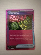 Unfair Stamp 165/167 Sv06 Twilight Masquerade Ace Holo Pokemon TCG NM Condition on eBay