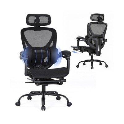 MALOL Ergonomic Mesh Office Chair with Footrest, Executive High... USA FAST SHIP