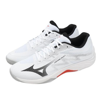 Mizuno Lightning Select White Black Men Unisex Volleyball Shoes V1GA2670-59