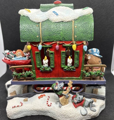 Pooky Bringinging Up Rear Danbury Mint Garfield Christmas Express Davis Zugwagen - Bild 1 von 9