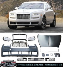 FOR ROLLS ROYCE GHOST 2010-2014 TO FACELIFT 2018-2020 BODYKIT BUMPER HEADLIGHTS