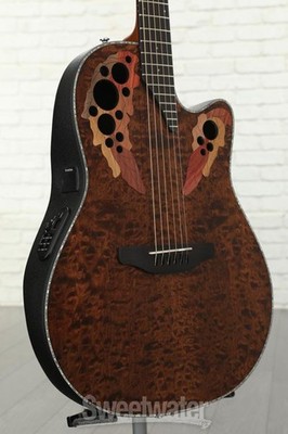 ギター OVATION CE48P TIGER EYE Celebrity Ovation CE48P Celebrity Series Elite Plus Super Shallow