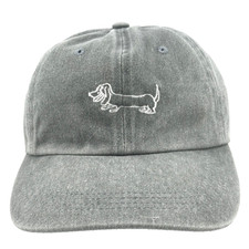 Adult DACHSHUND CAP Gray - OSFM - Adjustable