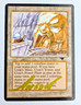 MTG ANTIQUITIES Urza's Mine SIGNED IN GOLD BY ANSON MADDOCKS