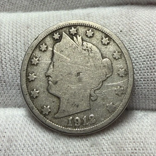 Photo of a 1912-D Liberty Nickel from an eBay listing that sold on Jul 20, 2026