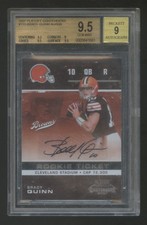 BGS 9.5  BRADY QUINN 2007 PLAYOFF CONTENDERS ROOKIE TICKET AUTOGRAPH SP