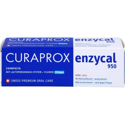 Curaprox enzycal 950 Fluorid extra milde Zahnpasta 75ml - PZN 8716956