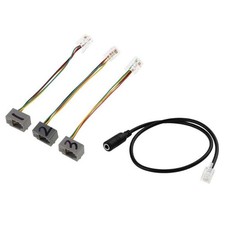 RJ9/RJ10 to 3.5mm Female Headset Adapter Cable Stereo Converter Telephone Cord