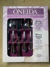 NEW in Box Oneida 46 Piece Value Stainless Fl...