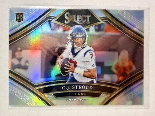 CJ Stroud 2023 Panini Select #SS-CS Snapshots Silver Prizm RC Texans