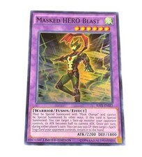 Masked HERO Blast RATE-ENSE2 Super Rare Yu-Gi-Oh Card Limited Edition VLP