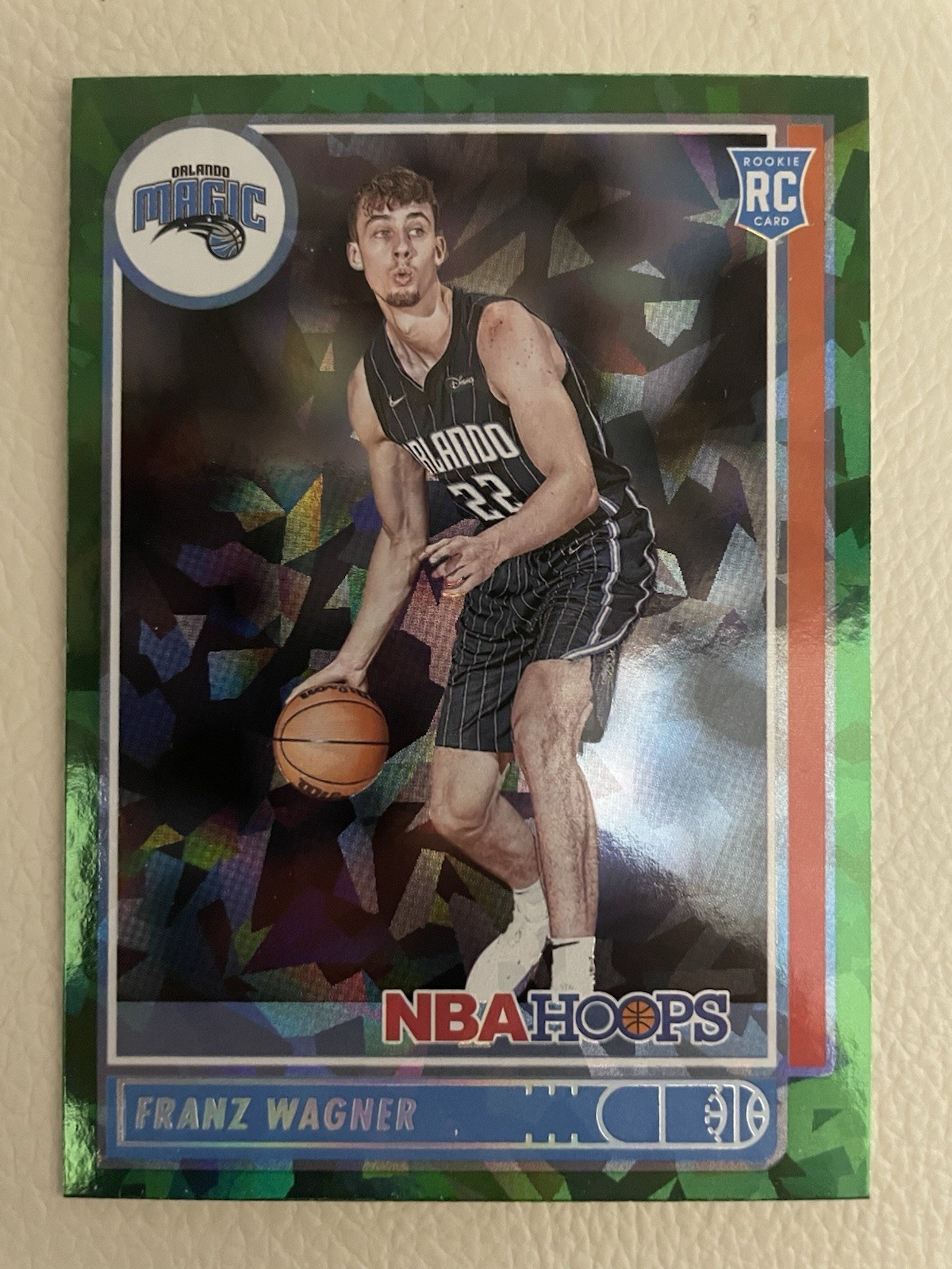 Franz Wagner 2021-22 Panini Hoops Fanatics Exclusive Green Ice Parallel RC #235