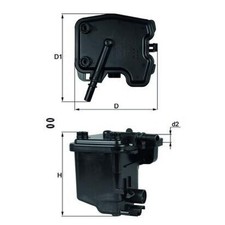 Kraftstofffilter für Peugeot 207-207+ WA 3008 0U 1 307 3A/C 3E SW 3H | 23833473