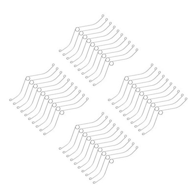 4 PCS Lüfterfeder Badezimmerlüfter-abdeckungsclip Austausch Lüfterfederklammer