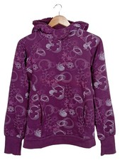 TCM Damen Kapuzenpullover Hoodie Gr. 36/S Lila Sterne Casual