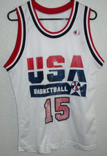 Maglia basket vintage Champion Dream Team USA Magic Johnson anni 90 taglia 40