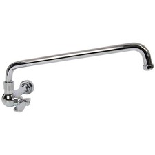 AA Faucet Single Wall Mount Commercial Manual Wok Range Faucet with 14" Swing Sp