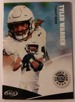 Trading Card Football NFL Tyler Warren Indianapolis Colts 2025 Sage