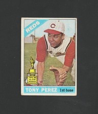 1966 Topps Tony Perez #72 ~~ Reds Hall of Fame ~~ A.S. Rookie Trophy