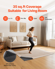 VEVOR Rug Pad 5 x 7 ft, Non-slip Carpet Area Pad, Rug Mat Padding with Dual Surf