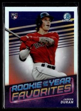 2022 Topps Bowman Chrome Rookie of the Year Favorites #ROYF-2 Jarren Duran RC
