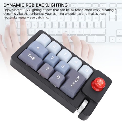 Macro Keyboard Wired RGB Lighting Type-c Port Hot Swappable Programmable NEW - Afbeelding 2 van 12