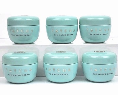 6 Pack Tatcha The Water Cream Moisturizer 0.34 oz / 10mL Travel Size